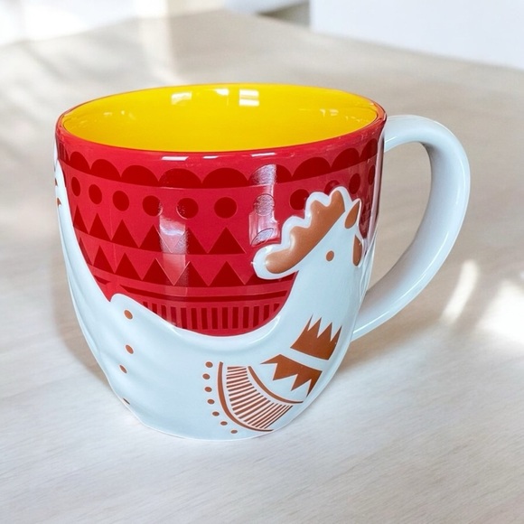 Starbucks 2017 Chinese New Year mug.Rooster design Year of the Rooster. No chips - Picture 3 of 9